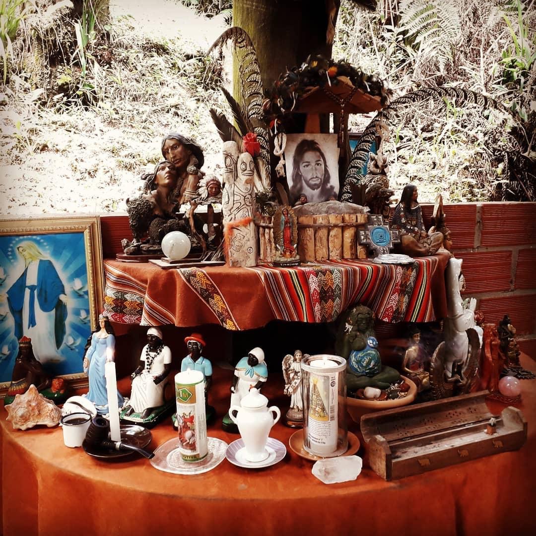 Altar no templo